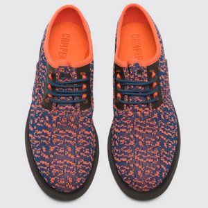 CAMPER Women's Iman Blue and Orange fun knit